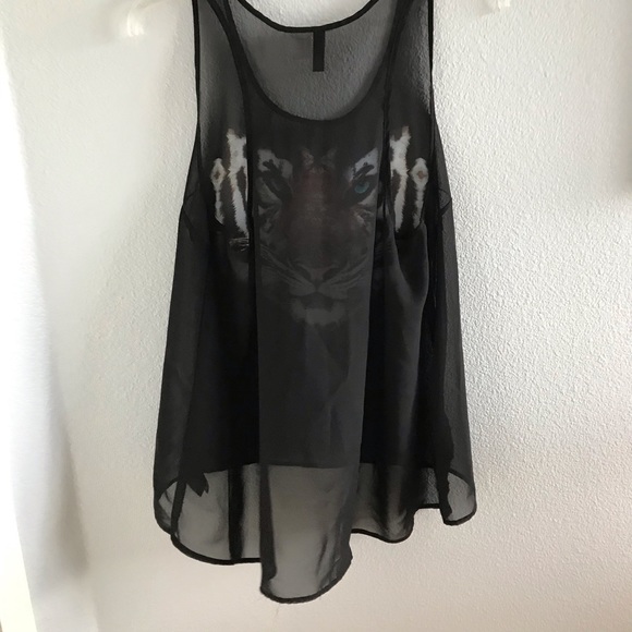 H&am Divided sheer Tank Top/blouse - Picture 2 of 2